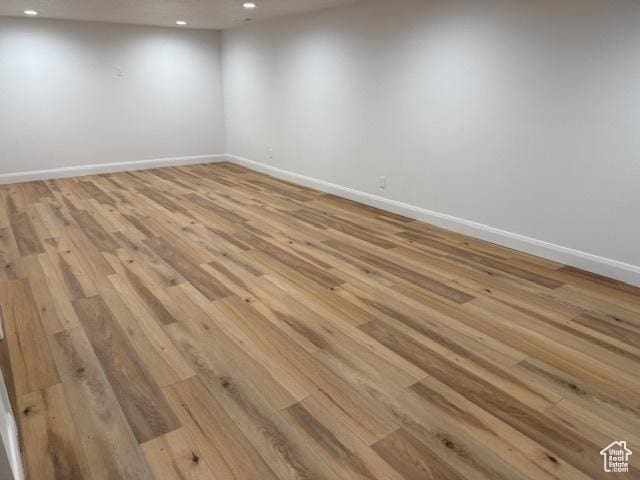 1456 E 5935 S, Murray, UT 84121 - empty room featuring recessed lighting and light wood-style flooring
