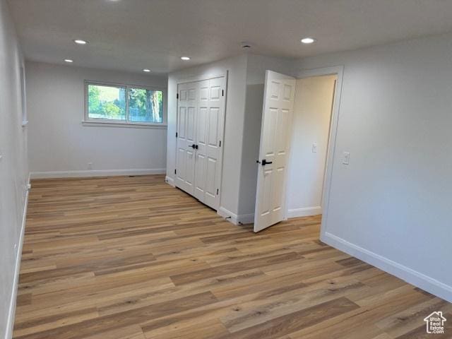 1456 E 5935 S, Murray, UT 84121 - spare room with light wood-type flooring and recessed lighting