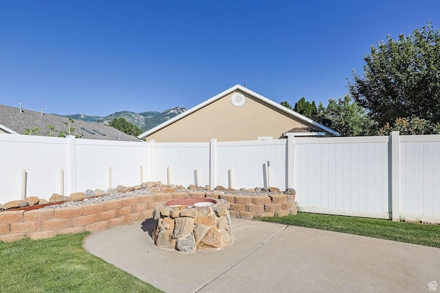 2474 N Dorchester Ave, Harrisville, UT 84414 - view of patio featuring a mountain view