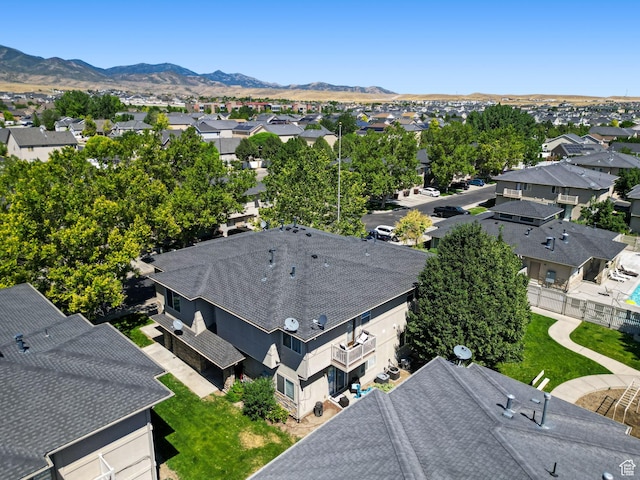 8457 S Ivy Springs Ln W, West Jordan, UT 84081 - aerial view of residential area featuring mountains