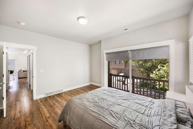 8457 S Ivy Springs Ln W, West Jordan, UT 84081 - bedroom featuring access to exterior and wood finished floors
