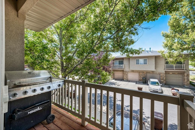 8457 S Ivy Springs Ln W, West Jordan, UT 84081 - deck with area for grilling