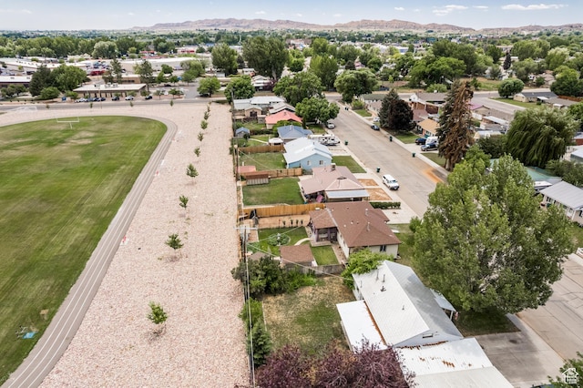 70 N 1100 W, Vernal, UT 84078 - aerial perspective of suburban area with a mountainous background