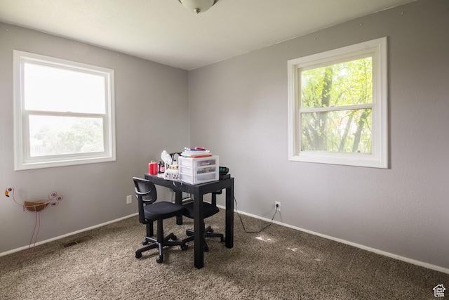 70 N 1100 W, Vernal, UT 84078 - office area with carpet flooring and baseboards