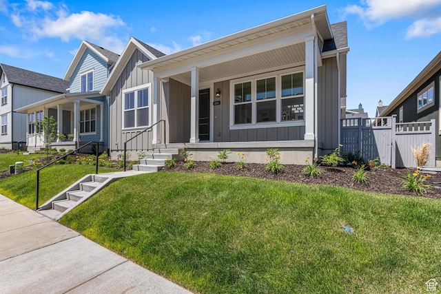11184 S Easy Bee Rd Unit 265, South Jordan, UT 84009 - view of front of house with board and batten siding and a porch