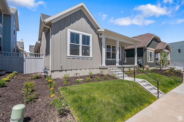 11184 S Easy Bee Rd Unit 265, South Jordan, UT 84009 - view of front of property with board and batten siding and covered porch