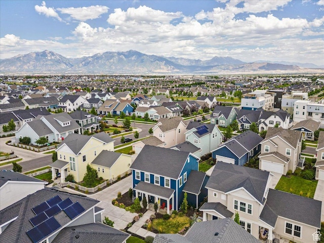 5239 W Mellow Way S, Jordan, UT 84009 - aerial perspective of suburban area with mountains