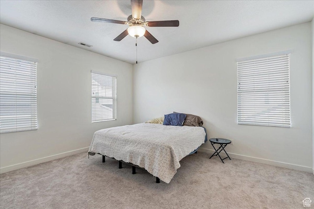 5239 W Mellow Way S, Jordan, UT 84009 - carpeted bedroom featuring baseboards and ceiling fan