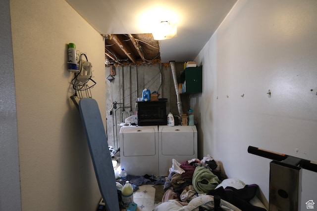 4217 W Twilight Dr S, Salt Lake City, UT 84118 - laundry area with independent washer and dryer and electric panel