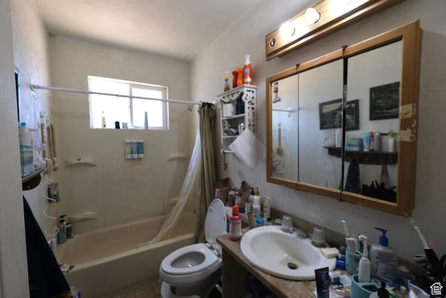 4217 W Twilight Dr S, Salt Lake City, UT 84118 - bathroom featuring shower / bath combo and vanity