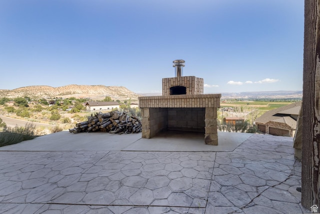 2849 W 1800 S, Vernal, UT 84078 - view of patio / terrace featuring a mountain view