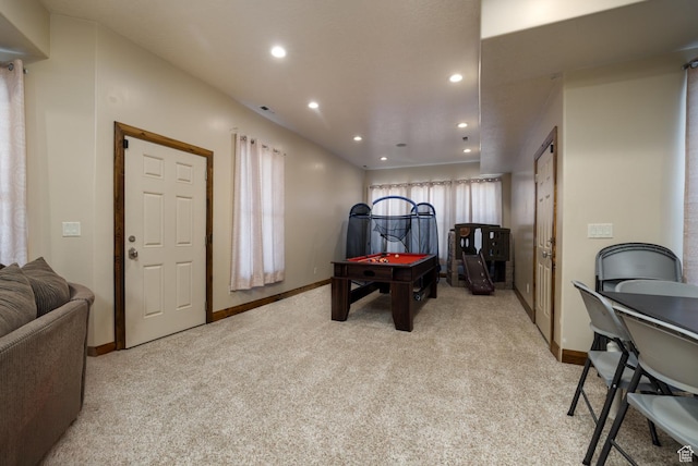 2849 W 1800 S, Vernal, UT 84078 - playroom featuring light carpet and recessed lighting