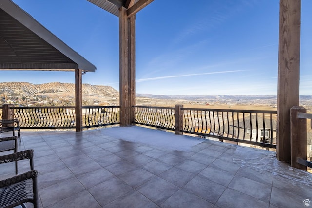 2849 W 1800 S, Vernal, UT 84078 - view of patio featuring a mountain view