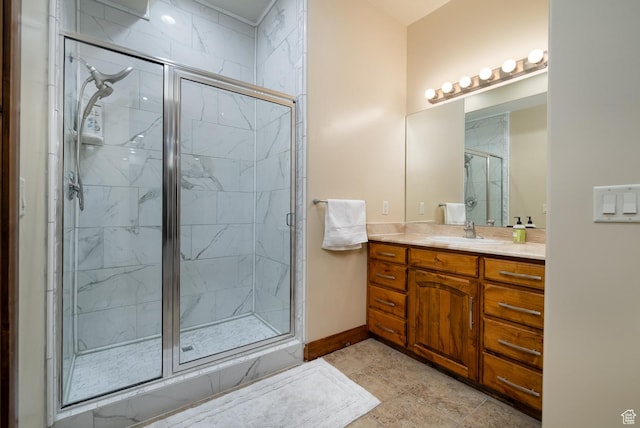 2849 W 1800 S, Vernal, UT 84078 - full bath featuring a marble finish shower and vanity