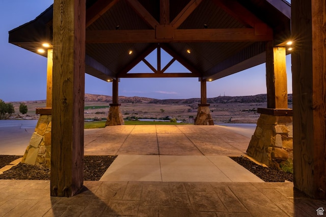 2849 W 1800 S, Vernal, UT 84078 - view of patio with a gazebo and a mountain view
