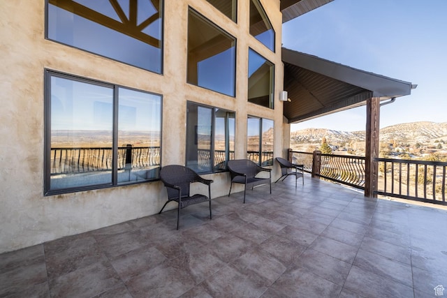 2849 W 1800 S, Vernal, UT 84078 - view of patio / terrace with a mountain view
