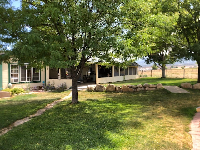 15700 N 7100 E, Spring City, UT 84662 - view of yard with a sunroom