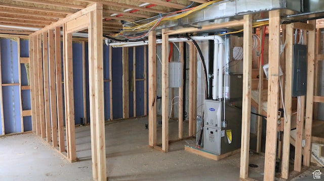 8239 W Joshua Tree Ln, Magna, UT 84044 - unfinished below grade area featuring electric panel