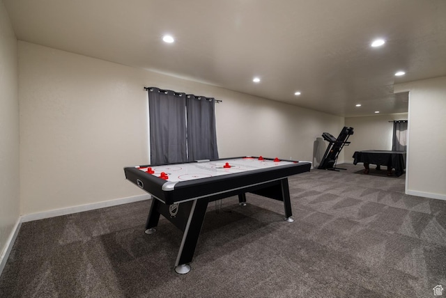 392 E 2900 S, Vernal, UT 84078 - game room featuring carpet floors and recessed lighting