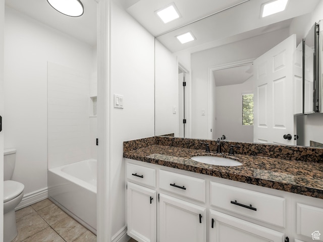 3818 N Little Rock Ct E, Provo, UT 84604 - full bath featuring vanity, tile patterned flooring, and shower / tub combination