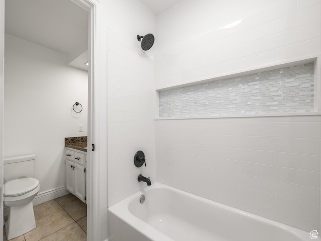 3818 N Little Rock Ct E, Provo, UT 84604 - full bathroom featuring tile patterned flooring,  shower combination, and vanity