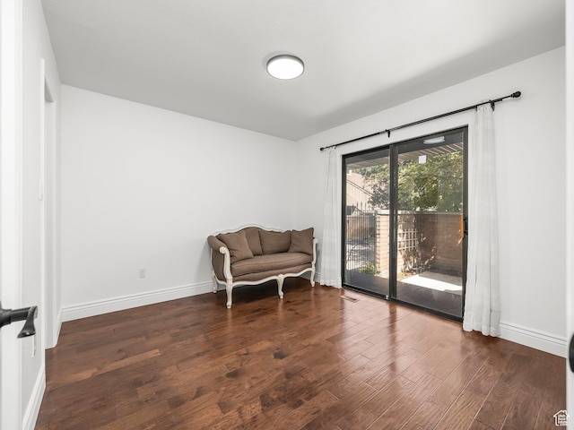 3818 N Little Rock Ct E, Provo, UT 84604 - sitting room featuring wood finished floors and baseboards