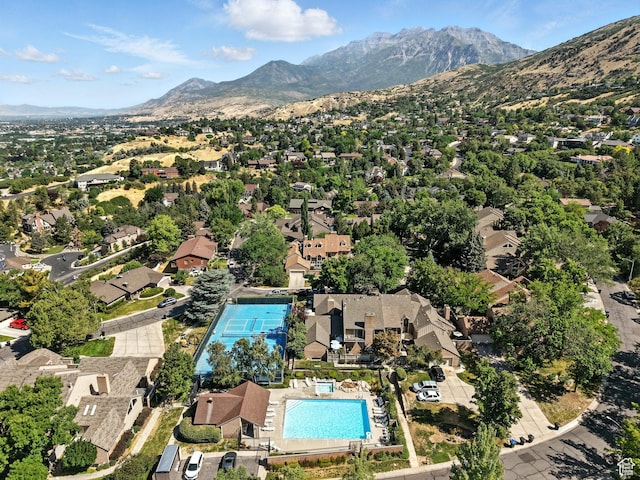3818 N Little Rock Ct E, Provo, UT 84604 - aerial view of property's location with nearby suburban area