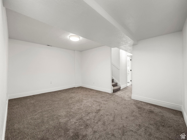 3818 N Little Rock Ct E, Provo, UT 84604 - spare room with carpet flooring and stairway