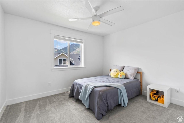 723 W 800 S, Springville, UT 84663 - carpeted bedroom featuring baseboards and a ceiling fan