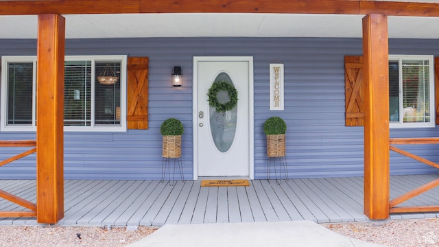 325 S 100 W, Garden City, UT 84028 - property entrance featuring a porch