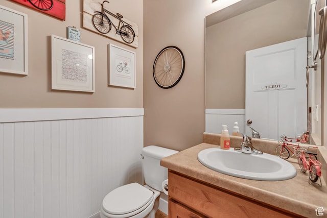 5319 W Elsmere Ln S, Herriman, UT 84096 - half bath with vanity and wainscoting
