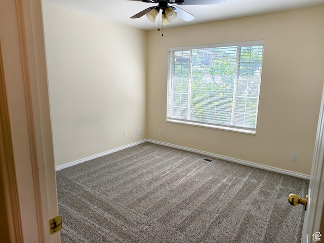 411 S Ridge Rd, Cedar City, UT 84720 - carpeted empty room featuring ceiling fan and baseboards