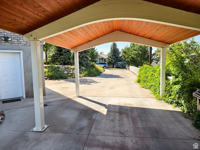 411 S Ridge Rd, Cedar City, UT 84720 - view of patio with a carport