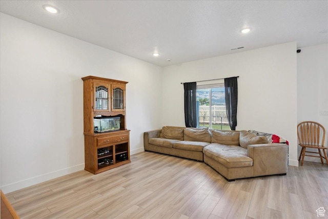 3270 N 3325 W Unit 386B, Plain City, UT 84404 - living room featuring light wood-style flooring and recessed lighting