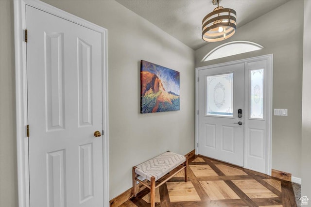 2045 S 1400 E Unit 8, St George, UT 84790 - foyer featuring baseboards and vaulted ceiling