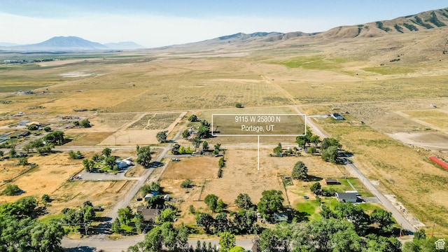 9115 W 25800 N, Portage, UT 84331 - overview of rural landscape featuring a mountainous background