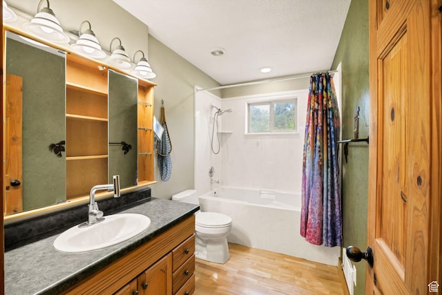 9115 W 25800 N, Portage, UT 84331 - full bath featuring shower / tub combo, vanity, and wood finished floors