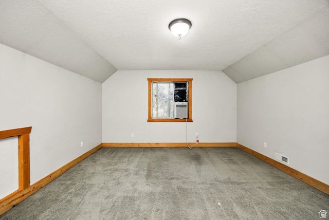 9115 W 25800 N, Portage, UT 84331 - additional living space with carpet, lofted ceiling, and a textured ceiling