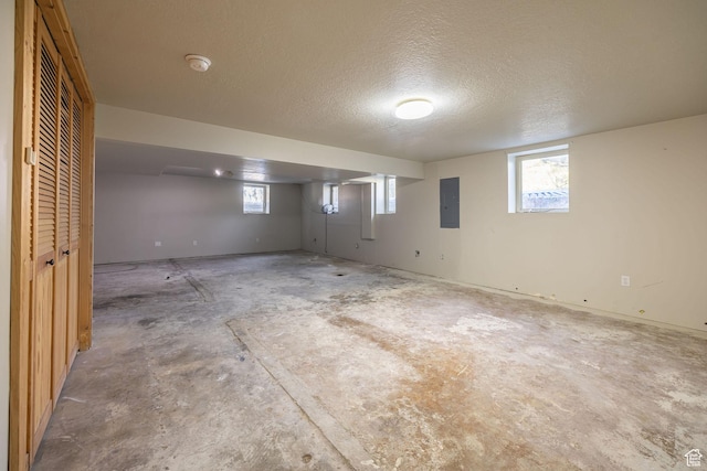 9115 W 25800 N, Portage, UT 84331 - basement featuring electric panel and a textured ceiling