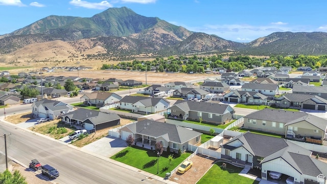1188 N 100 E, Nephi, UT 84648 - aerial view of residential area featuring a mountainous background