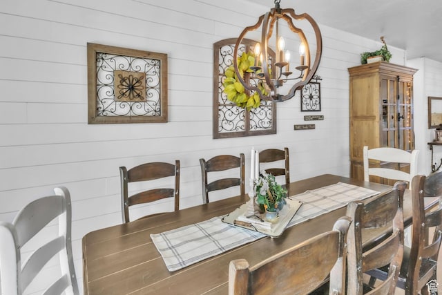1188 N 100 E, Nephi, UT 84648 - dining room with a chandelier and wooden walls