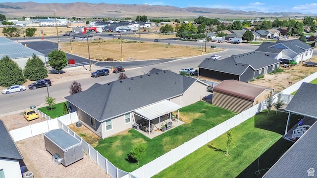 1188 N 100 E, Nephi, UT 84648 - aerial view of residential area featuring a mountainous background