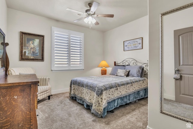 1188 N 100 E, Nephi, UT 84648 - carpeted bedroom with baseboards and a ceiling fan