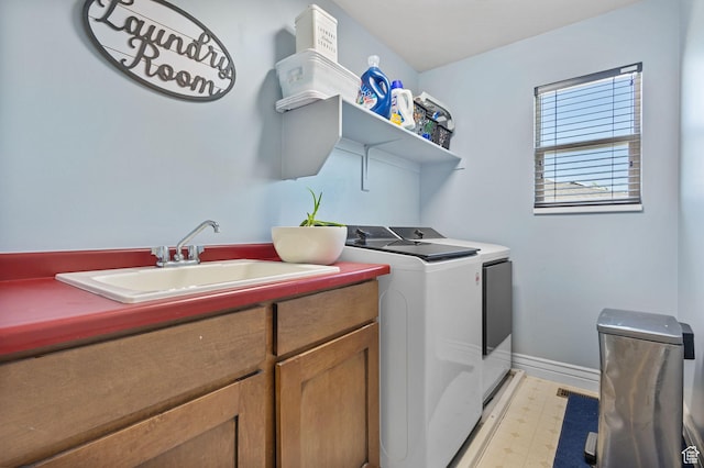 4467 W 5850 S, Hooper, UT 84315 - laundry room featuring washer and clothes dryer, cabinet space, and light flooring