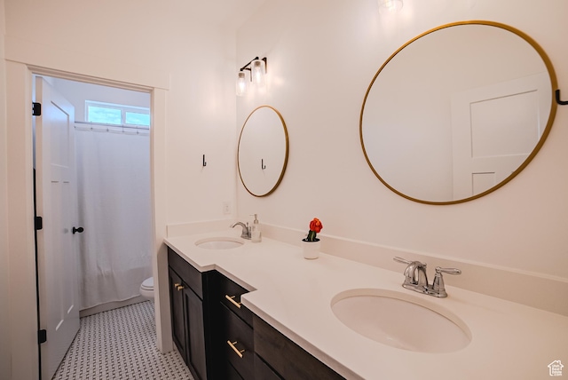 3698 E Butterfield Rd, Eagle Mountain, UT 84005 - full bath with double vanity and tile patterned floors