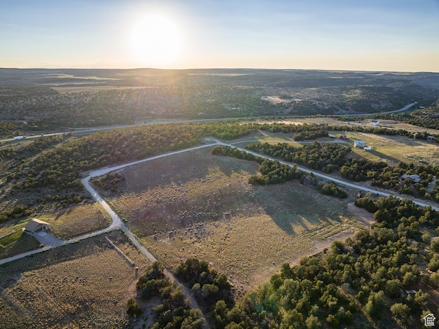 599 S Hideaway Cv S, Monticello, UT 84535 - aerial view at dusk of a view of rural / pastoral area