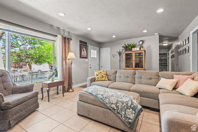 715 S 900 E, Orem, UT 84097 - living room with light tile patterned floors and recessed lighting
