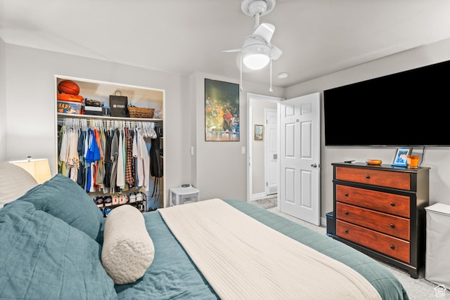 715 S 900 E, Orem, UT 84097 - carpeted bedroom with a closet and ceiling fan