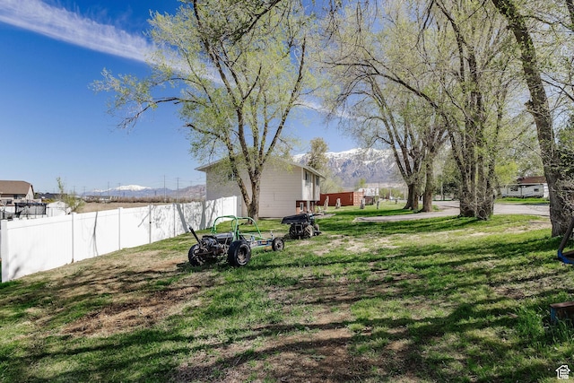 3320 N Plain City Rd W, Plain City, UT 84404 - view of yard with a mountain view