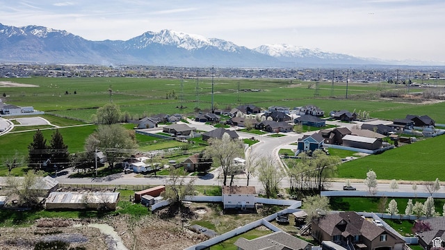 3320 N Plain City Rd W, Plain City, UT 84404 - overview of rural landscape with nearby suburban area and a mountain backdrop